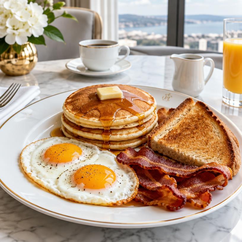 Petit déjeuner américain