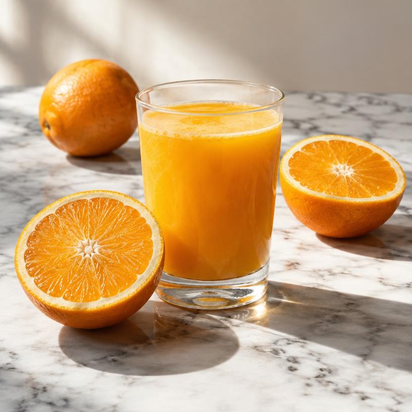Jus d'orange frais